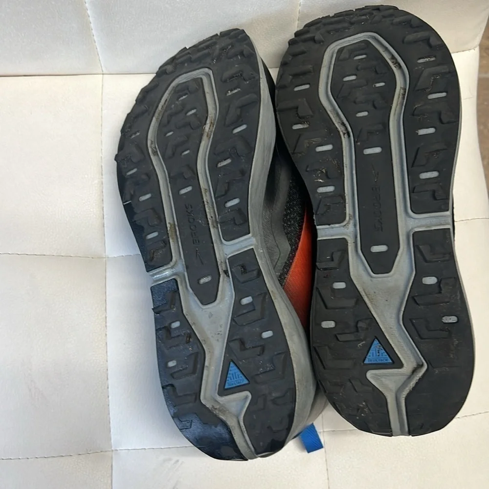 Brooks black with orange and blue detail men’s size 10 CALDERA, edition sneaker